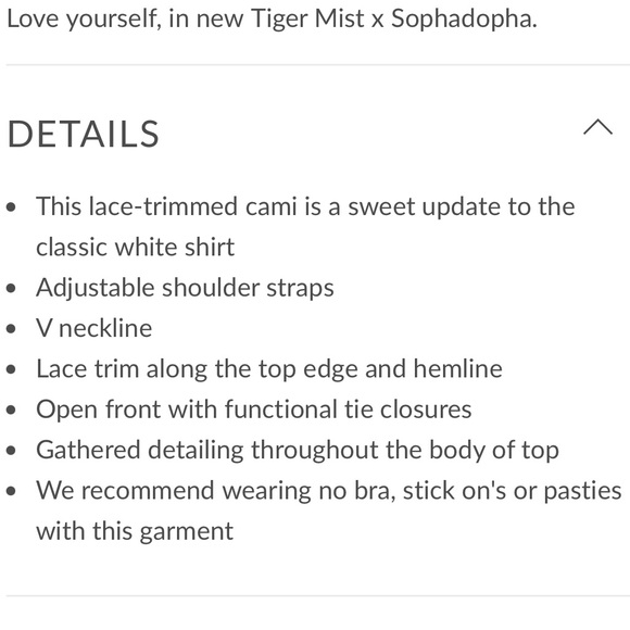 Tiger Mist Marley Top size XS - Picture 4 of 6